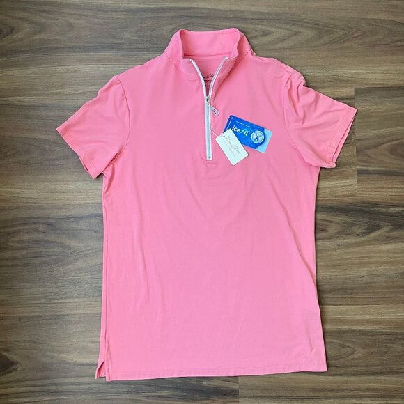 The Tailored Sportsman Short Sleeve Sun Shirt - Pink - M - Picture 1 of 3
